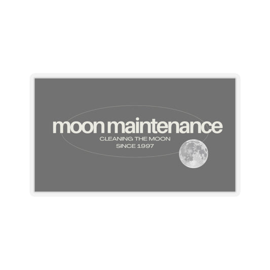 Moon Maintenance Sticker